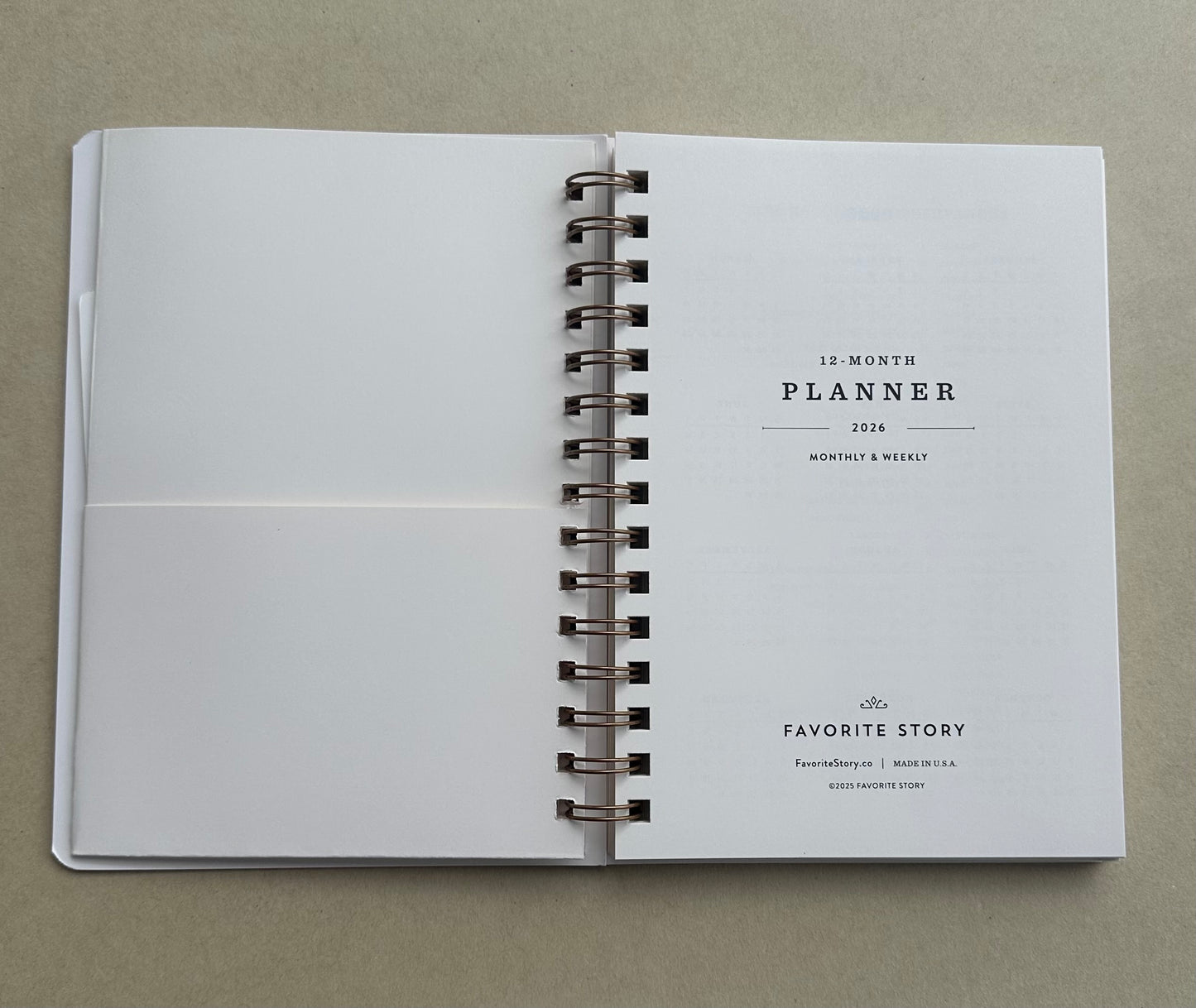 2026 Planner | Minimalist Daily Planner for Organization & Notes
