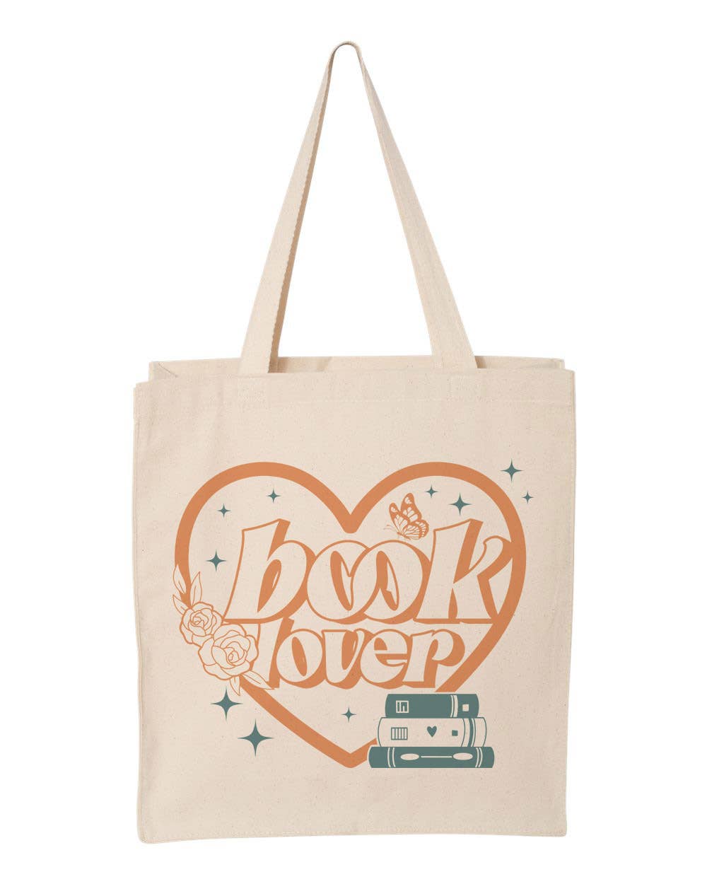 Book Lover Bookish Library Canvas Tote Bag