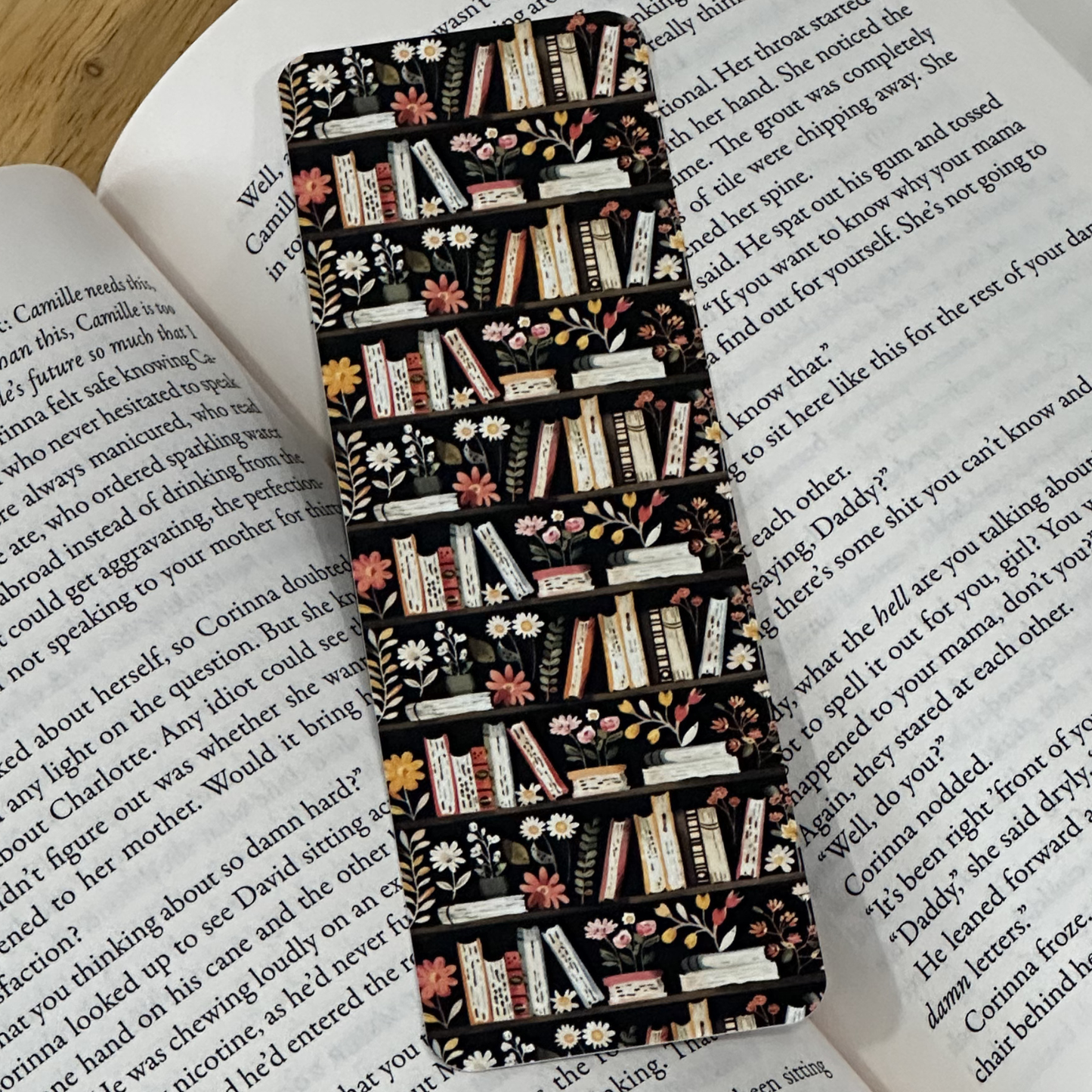 Bookshelf bookmark
