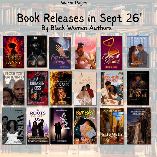 Sept 26' Book Releases by Black Women Authors