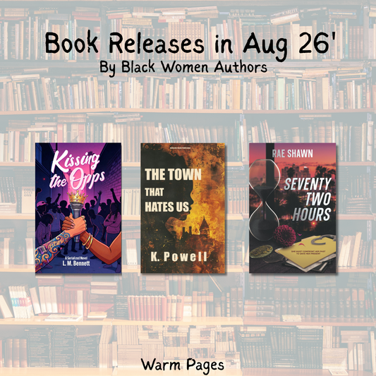 Aug 26' Book Releases by Black Women Authors