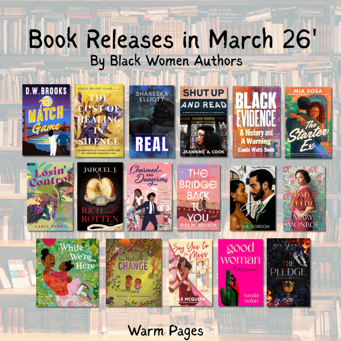 New Books by Black Women Authors Releasing March 26'