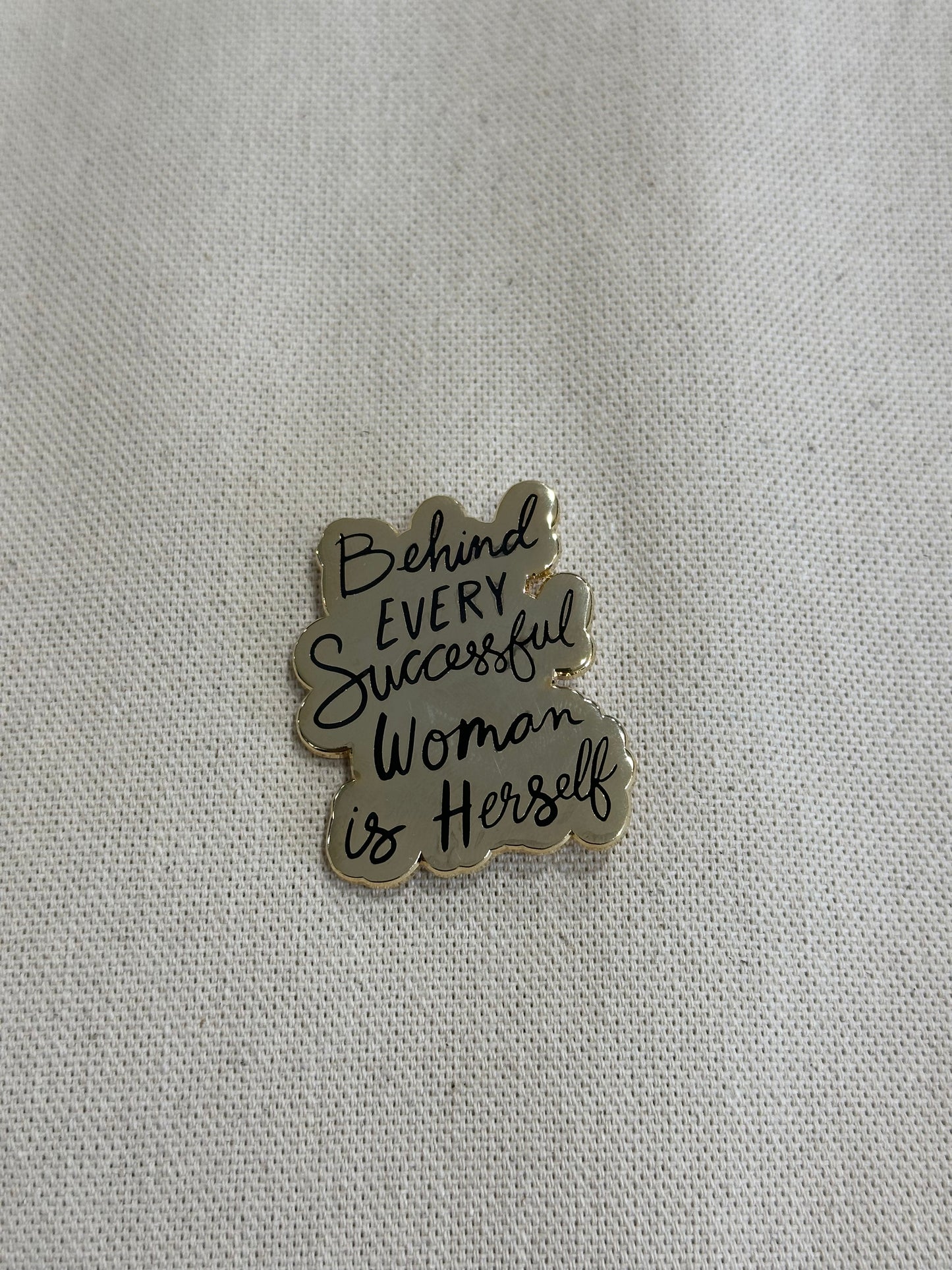 Successful Woman Enamel Pin