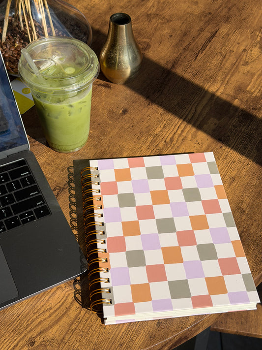 Checkerboard Hardcover Journal