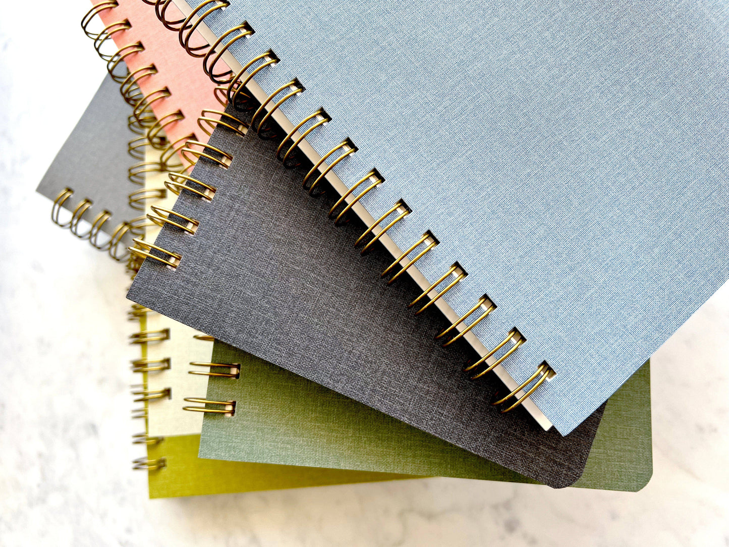 12-Month Planner, Peach Bookcloth: Jan-Dec 2026