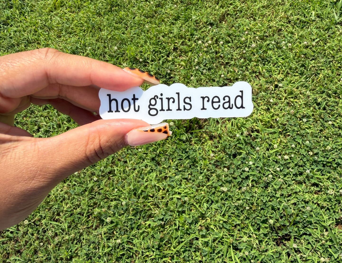 Hot Girls Read Sticker
