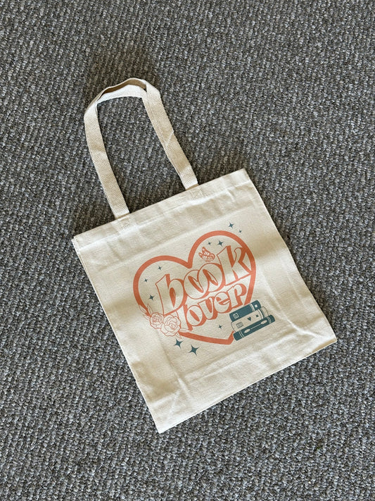 Book Lover Bookish Library Canvas Tote Bag