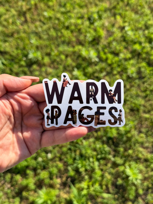 Warm Pages Sticker