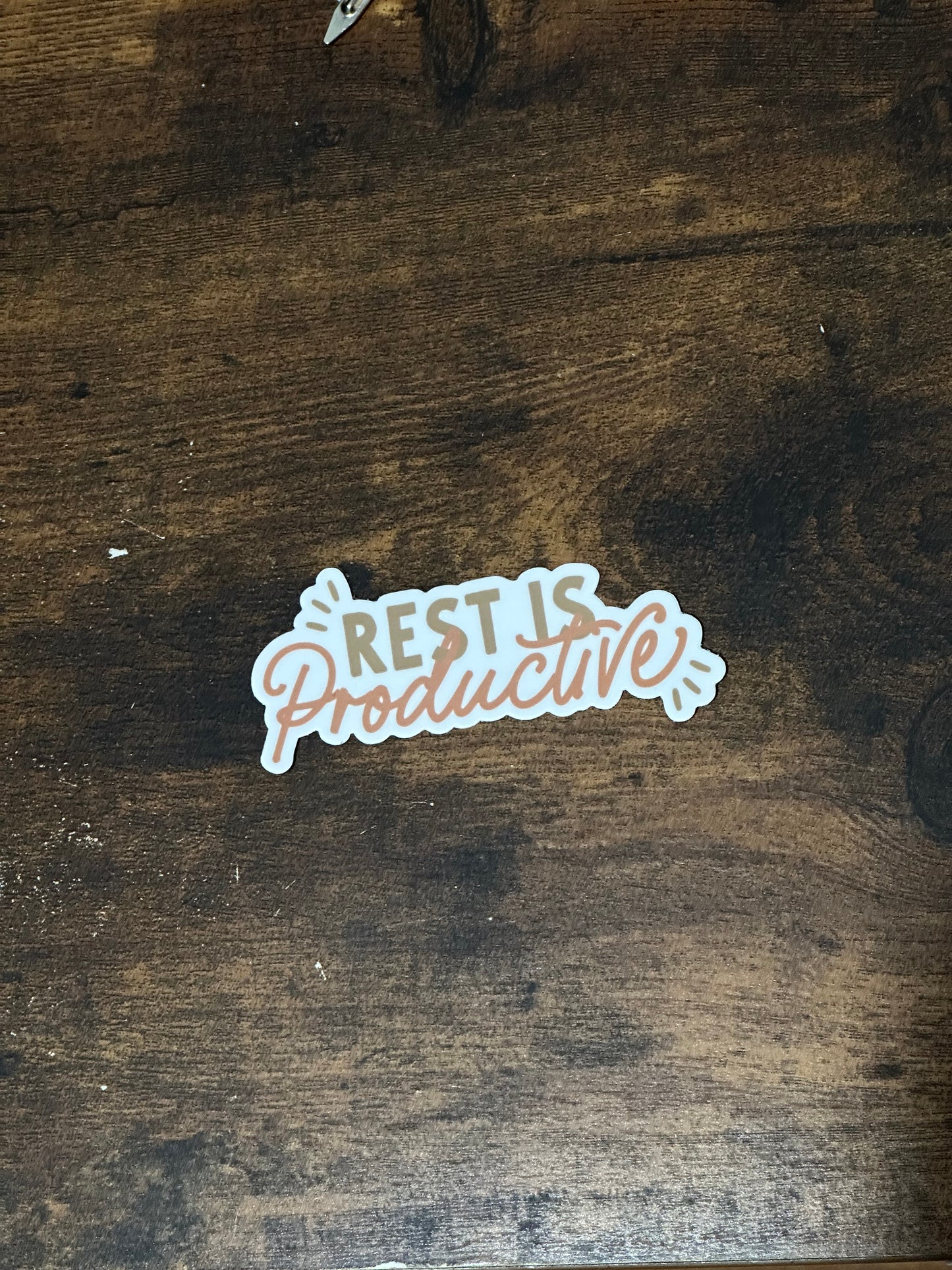 Rest is Productive Sticker