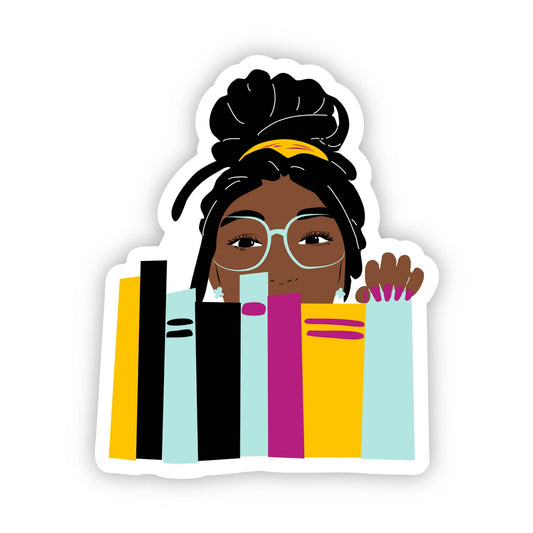 My Bookshelf Stickers | Black Girl Book Lover
