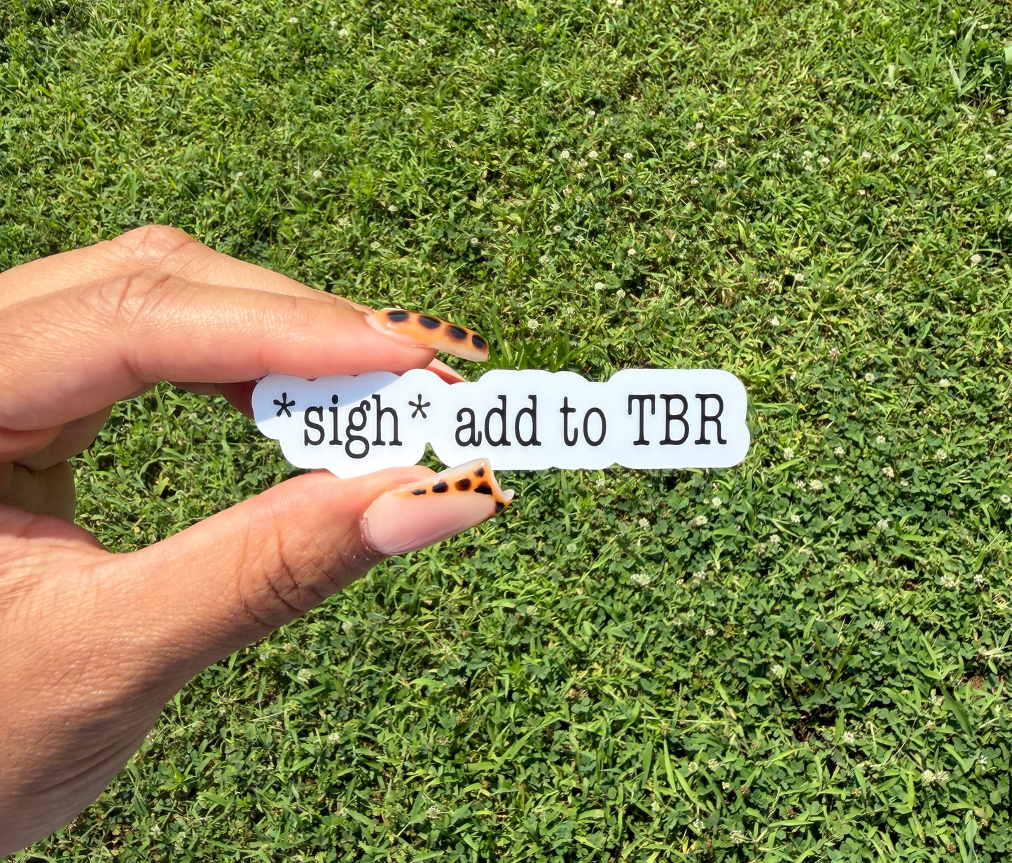 Sigh Add to TBR Sticker