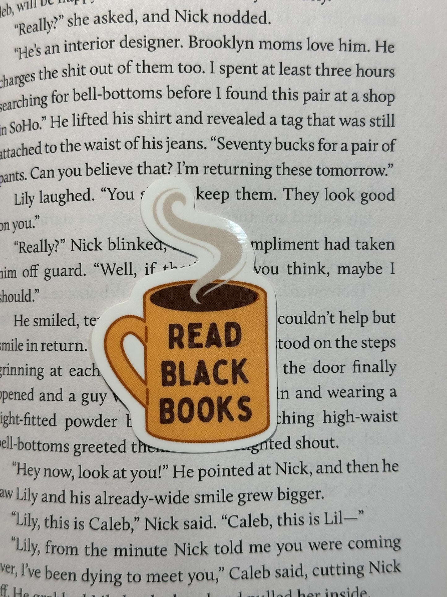 Read Black Books Sticker 