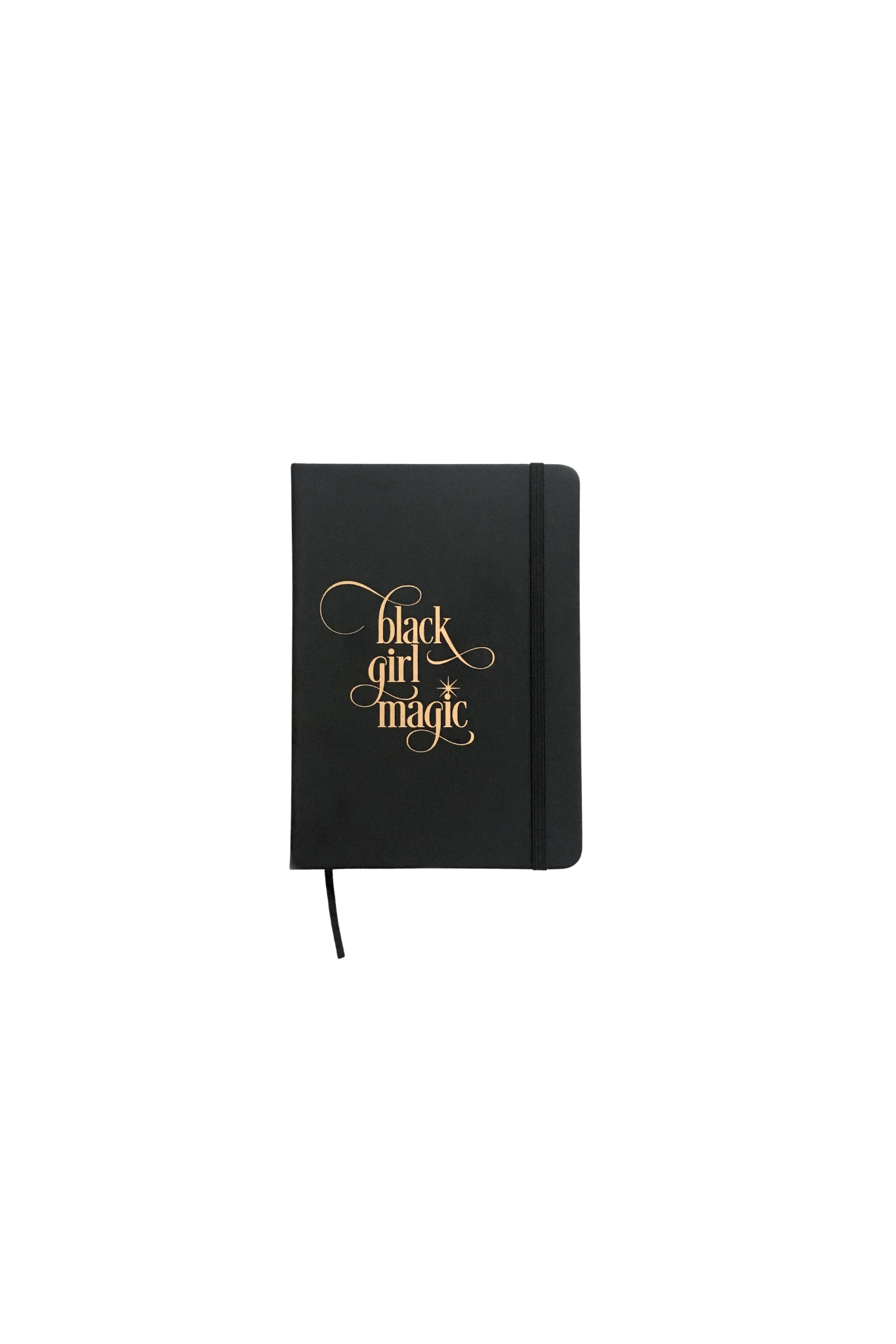 black girl magic, journal, leather cover