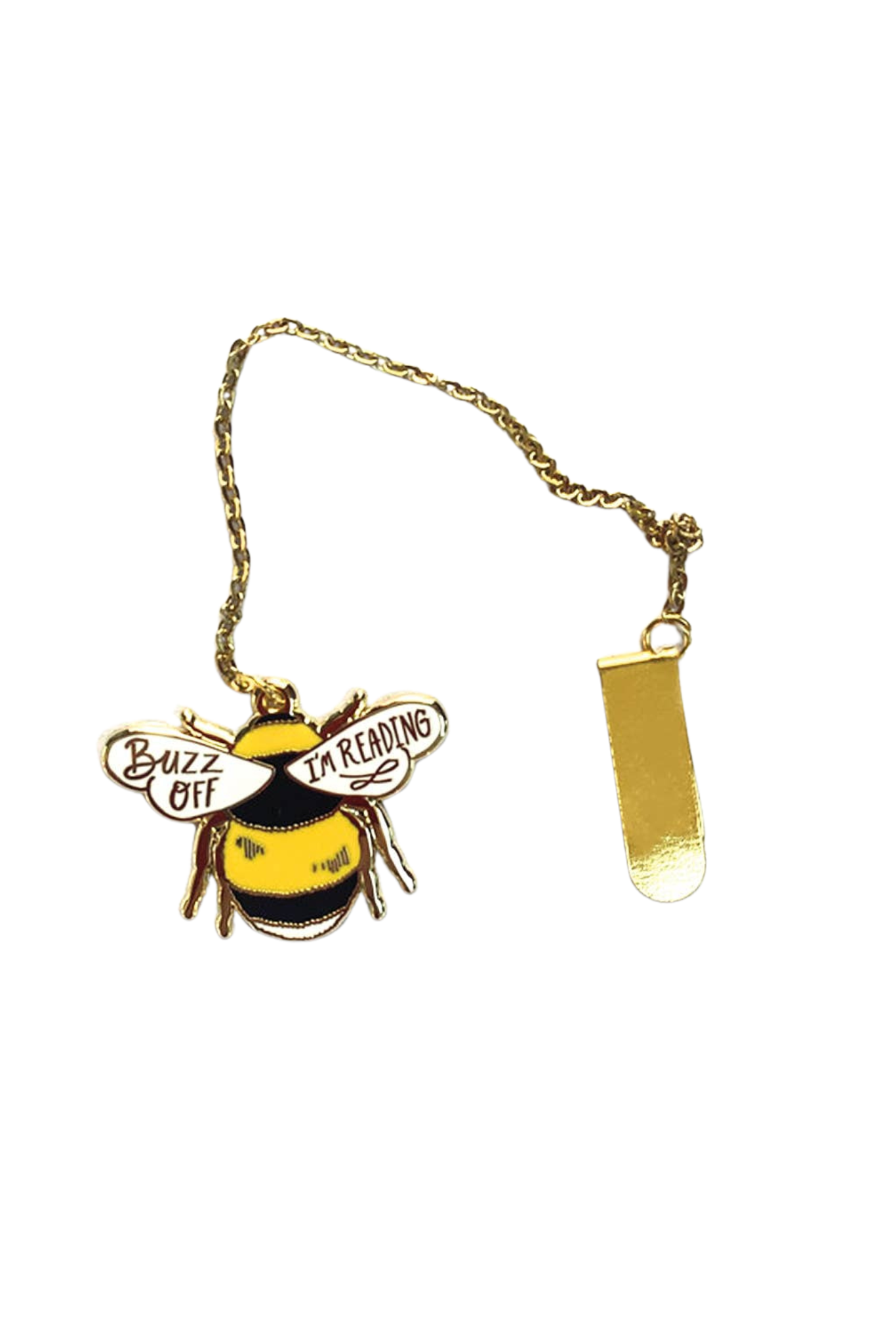 Bumble Bee Enamel Pin Bookmark