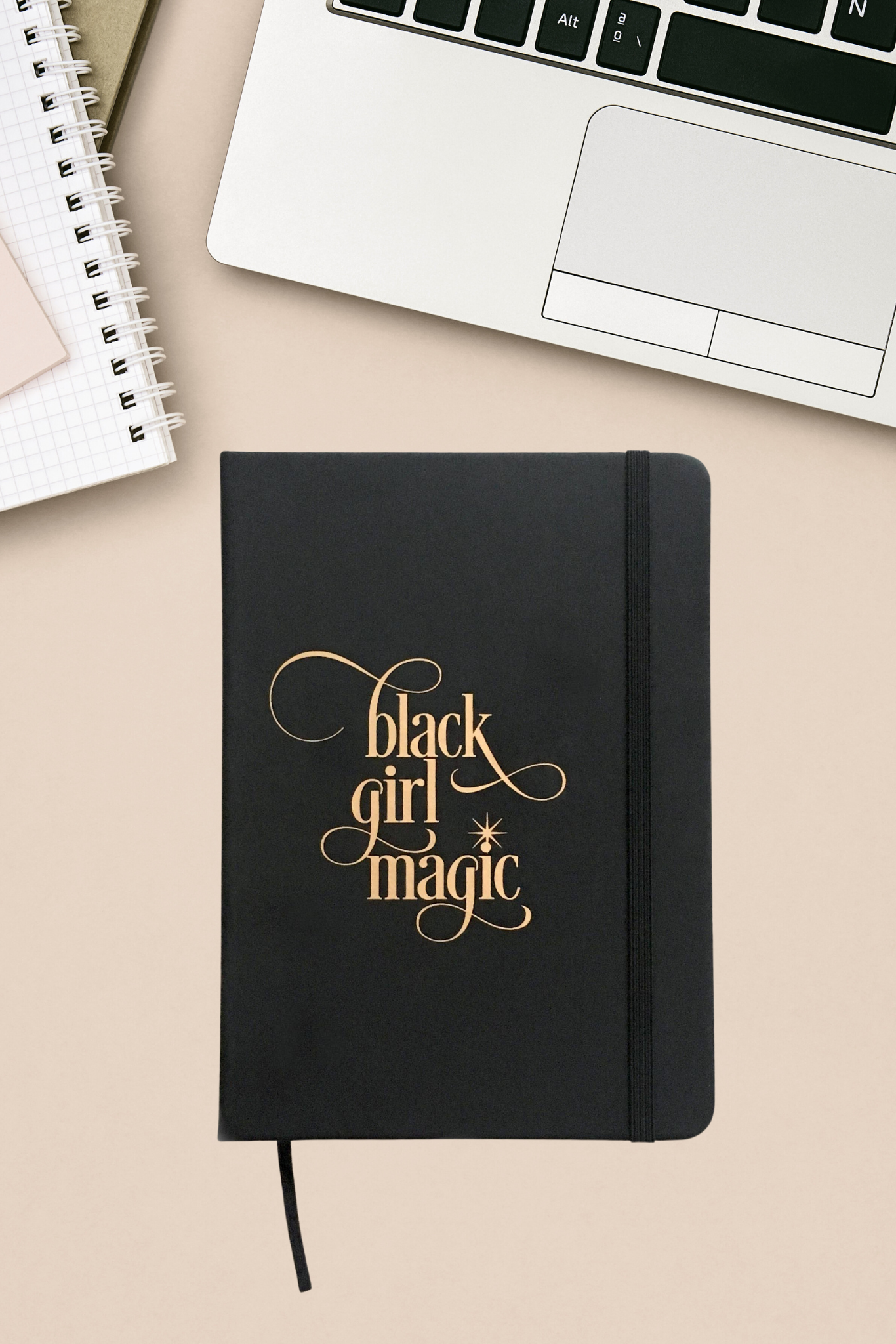 Black Girl Magic Notebook - soft leather cover