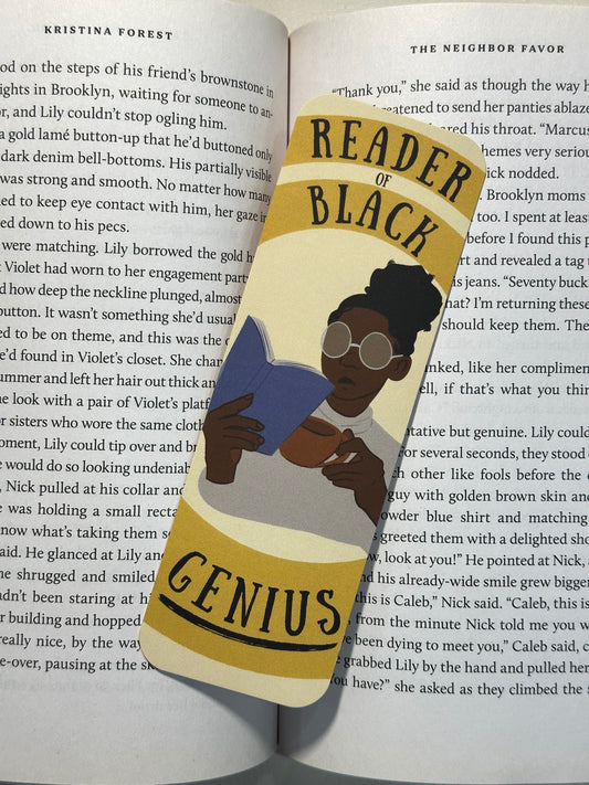 Reader of Black Genius Bookmark