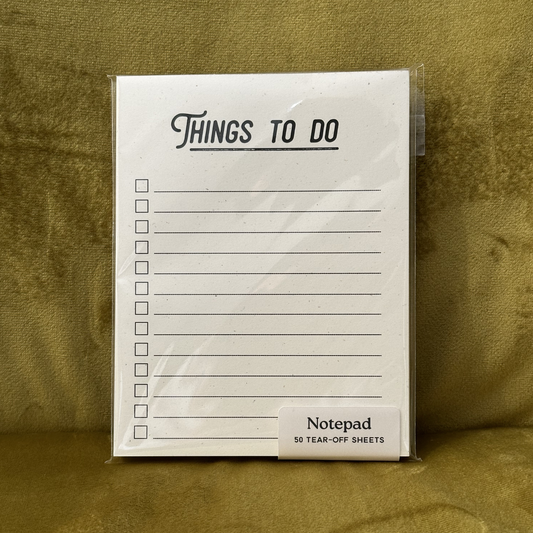 Things to Do Notepad
