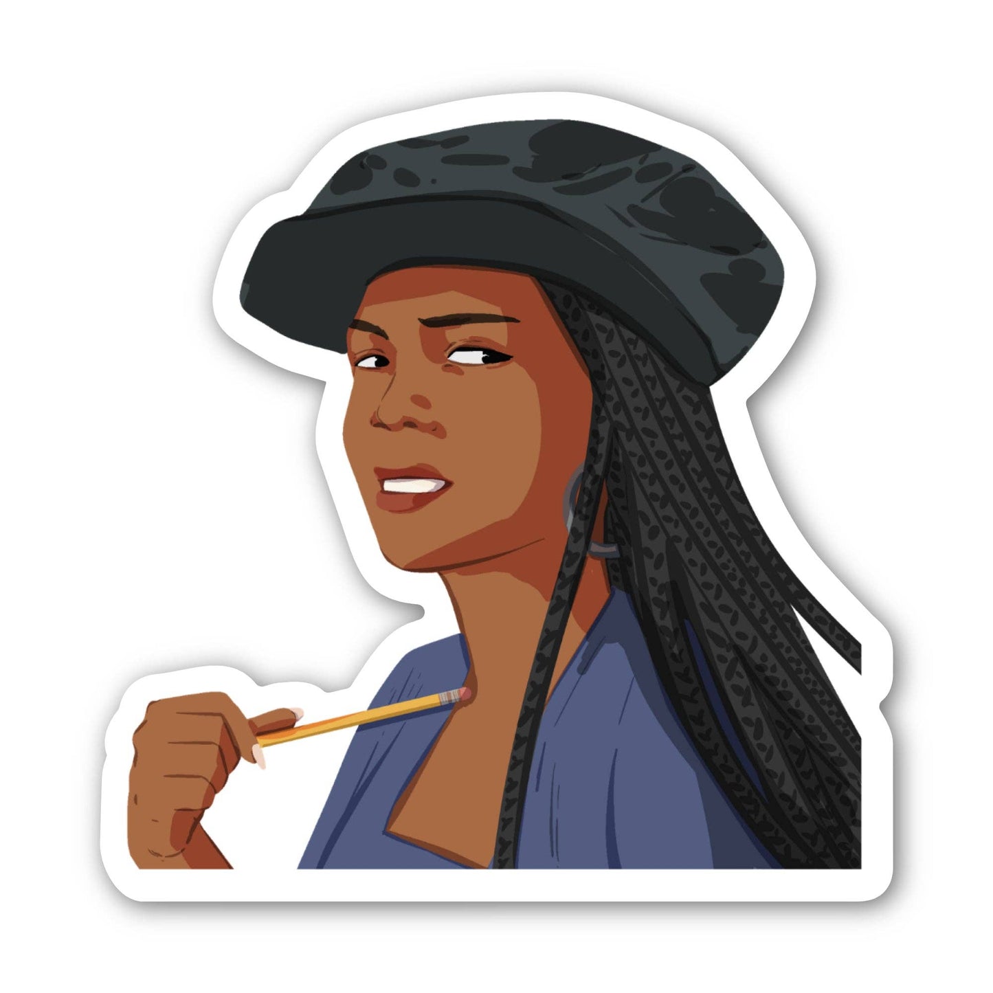 Justice Side Eye Sticker