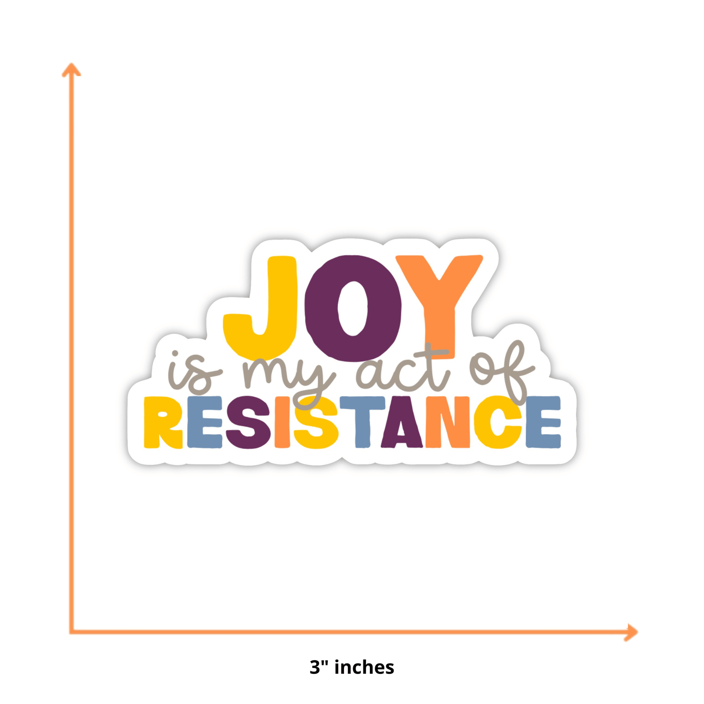 Joy is Resistance Sticker